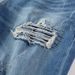 Pure Cross-Border Pants Slim Fit Street Style Trendy Brand Ripped Patched Beggar Men's Jeans Male Dropshipping_mkmklike.com