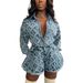 Women's Clothing New Women's Fashion Diamond Shaped Raw Edge Crochet Washed Cardigan Top And A Line Shorts Set_mkmklike.com