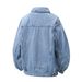 Men's Vintage Denim Jacket – Classic Button-Up Collar Workwear Coat, Stylish & Versatile For Casual & Outdoor Wear_mkmklike.com