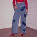 2026 Spring Summer European And American Style Heart Print Wide Leg Vintage Washed Loose Casual Jeans For Women_mkmklike.com