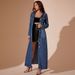 K Women's New Denim Button Cardigan Coat Dress Style;_mkmklike.com