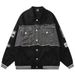 Loom European And Street Style Denim Patchwork Turn-Down Collar Jacket For Men, American Loose BF Versatile Casual Trendy_mkmklike.com