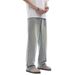 Men's Vintage Washed Light Blue Jeans – Classic Straight Leg Denim Pants For Cleanfit & Streetwear_mkmklike.com