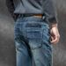 Men's Light Luxury Retro Stretch Slim Fit Straight Leg Casual Jeans High End Spring Summer New Style_mkmklike.com