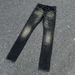 Men's Clothing Cleanfit High Street Style Skinny Jeans Washed Black Slim Fit Trousers American Style For Men And Women Couples Claw Pattern_mkmklike.com