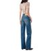 Women's High Waist Straight Leg Jeans – Slim Fit Stretch Denim Pants, Retro Blue Wash, Comfortable & Flattering_mkmklike.com