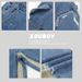 American High Street Paint Washed Jeans Men's Ins Hip Hop Slim Fit Flared Mopping Overalls Pants_mkmklike.com
