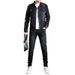 Loom Men's Suit Korean Trendy Jacket Classic Coat European And American Style Denim Clothes Pants High-Quality Two-Piece Set_mkmklike.com