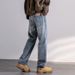 Autumn New Jeans Men's Fit Straight Tube Loose Trendy Brand American Washed Middle Waist Youth American Retro Double Craft_mkmklike.com