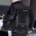 Men's Denim Jacket Spring And Autumn New Korean Version Slim Casual Tooling Jacket Trendy Lapel Top Jacket Jacket Gown_mkmklike.com