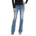 Summer Low Rise Stretch Slim Fit Flared Jeans for Women American Retro Style Cross Embroidery New Style 2026_mkmklike.com