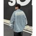 American Fashion Brand Autumn Clothing New Item Niche Design Sense Men's Denim Loose Casual Jacket Top_mkmklike.com