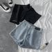 Women's Clothing Tight Elastic High Waist Denim Shorts For Women Design Niche Slim Hot Girl Hip Wrap Outer Wear Bottoming Hot Pants Summer_mkmklike.com