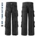 Men's Heavyweight American Retro Jeans - Loose Straight Fit, Multi-Pocket Workwear Design, High-Quality Cotton Casual Trousers For Men_mkmklike.com
