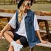 Trendy Denim Vest For Women – Sleeveless Button-Up Jacket With Pockets (Blue/Dark Grey, Sizes S-Xl)_mkmklike.com