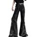 Men's Clothing Micro Flared Men's High Waist Niche Design Jeans High End Ins_mkmklike.com