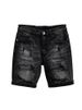 Men's Clothing Denim Shorts Trendy New Summer Shorts Loose Versatile Black Ripped Personality Mid Length Pants_mkmklike.com