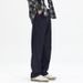 Primary Color Thickened Lyocell Jeans Men's Loose Straight Tube Drape Youth Mid-waist Trousers Non-fading Trendy Brand Large Size Eight-barrel_mkmklike.com