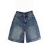 New Style Retro High-Waisted Men's Cropped Denim Shorts Loose Fitting Wide Leg With Rhinestone Embellishments Summer Fashion_mkmklike.com