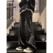 Nordmann Street Style Jeans For Men With Frayed Edges Patchwork Design, Slim Fit, Washed And Distressed Straight Pants_mkmklike.com