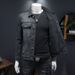 Loom 2025 Spring And Autumn New Men's Denim Turn-Down Collar Jacket Fit Fashion Casual Youth Slim Coat_mkmklike.com