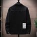 Loom Denim Trendy Brand European And American Style Loose Short Men's Top Fashion 2024 Spring Retro Jacket_mkmklike.com