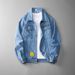 BOY Korean Syle Denim Jacke Spring Auumn Embroidered Label Long Sleeve Fashion Versaile Personaliy Top Men's_mkmklike.com
