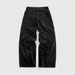 Retro Hip Hop Jeans – Distressed Denim Pants With Studded Details & Drawstring Waist, Loose Straight-Leg Unisex Style_mkmklike.com