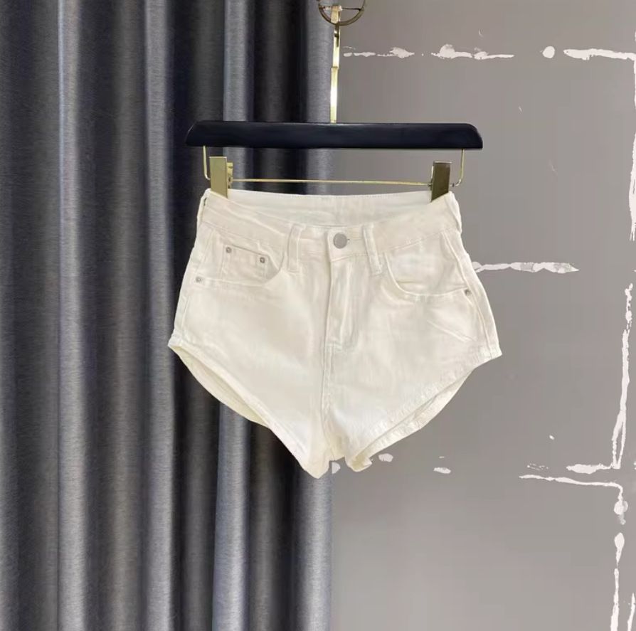 Women's Low Waisted Denim Shorts Retro American Hot Girl Style Summer Thin High Street Slim Fit Super Short Hot Pants 2026_mkmklike.com