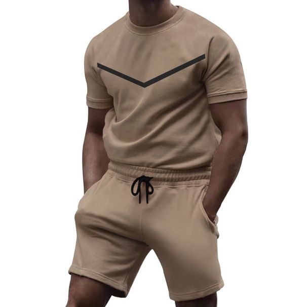 Men's Clothing round neck t-shirt short sleeve men's NK youth casual sports men's suit_mkmklike.com