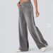 Women's Relaxed Straight-Leg Jeans With Double Stripes – Mid-Rise Wide-Leg Trousers In Grey & Sky Blue (Cotton Blend, XS-3XL)_mkmklike.com