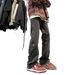 American Retro Zipper Jeans Men's 2024 New Summer Casual Straight Pants High Street Vibe Trendy Brand_mkmklike.com