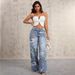 Streetwear Print Jeans For Women – Vintage Loose Fit Denim Pants With Gothic & Hip-Hop Vibes | Plus Size 3XL Available (Blue Wash)_mkmklike.com