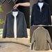 Men's Stand Collar New Spring Autumn Fashion Versatile Light Luxury Solid Color Trendy Casual Jacket Sweatshirt Coat_mkmklike.com