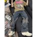 Nordmann Men's Jeans American Retro Loose Straight Wide-Leg High Street Trend Hip-Hop Design Workwear Casual Pants_mkmklike.com