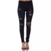 Women's Clothing Leopard Print Ripped Patch Stretch Jeans_mkmklike.com