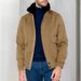 2024 Spring And Autumn New Cross-Border Foreign Trade Men's Plush Patchwork Collar Woolen Coat British Style Jacket_mkmklike.com