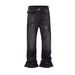 American Street Hip-hop Heavy-duty Basic Dark-toned High-street Extended-length Youth Retro Rock Flared Jeans_mkmklike.com