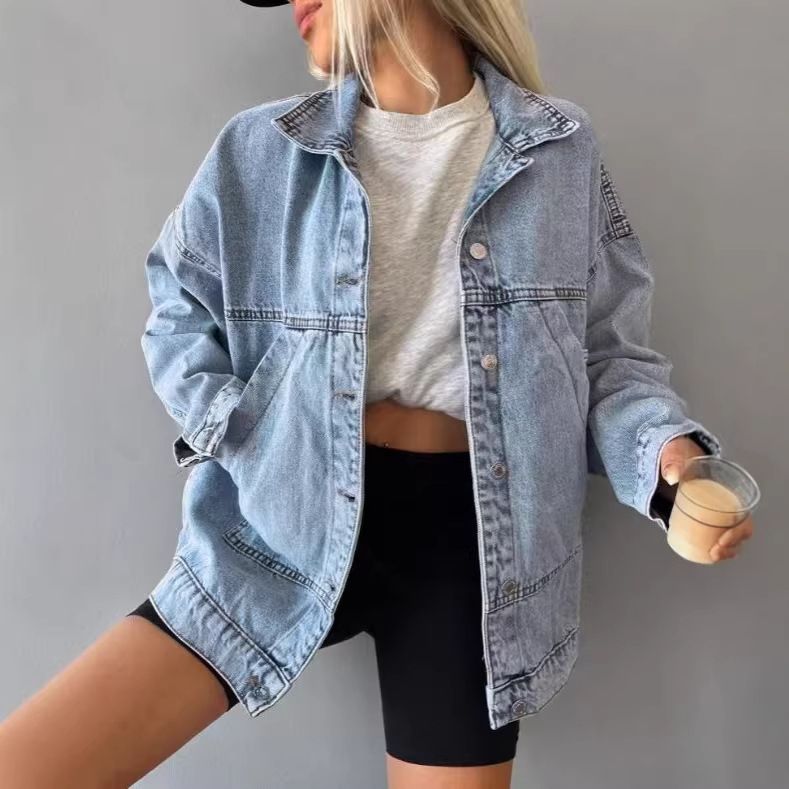 Women's Denim Jacket New Style 2026 Spring Summer Cross-Border E-commerce Europe America Independent Website_mkmklike.com