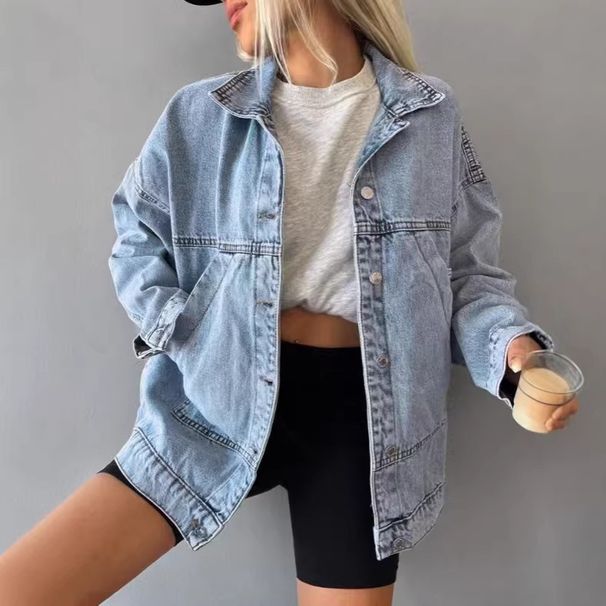 Women's Denim Jacket New Style 2026 Spring Summer Cross-Border E-commerce Europe America Independent Website_mkmklike.com