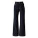 Yifei Fleece-lined Thickened Flared Jeans For Women, Autumn And Winter 2025 New Model, High-waisted, Slimming, Extended_mkmklike.com
