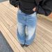 Men's Clothing Unisex High Waist Wide Leg Jeans Retro Style Loose Fit Slimming Straight Leg Floor Length Autumn Winter Men's Denim_mkmklike.com