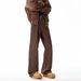 Men's Coffee Brown Straight Leg Jeans – High Street Slim Fit Denim Pants With Stretch (S-3XL)_mkmklike.com