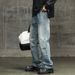 Men's Clothing Workwear Jeans Loose Straight Pants Wide Leg Pants Boys Mopping Pants Street Fashion Casual Trousers_mkmklike.com