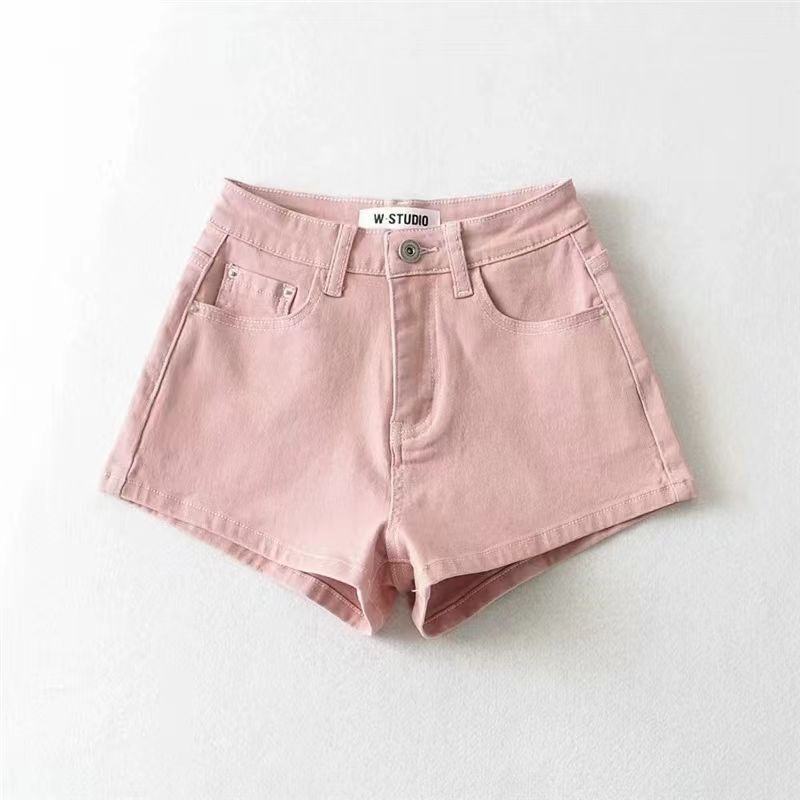 Trendy Girl Closet Trendy Girl Closet Women's Denim Shorts Summer New Korean Style Stretchy European And AmericanSpring Versatile_mkmklike.com