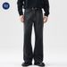 Nordmann Muqiu Clothing | Men' Jean Autumn Straight-Leg Slightly Flared American High Street Cleanfit Gradient Caual Long_mkmklike.com