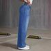 Women's Clothing Women's Washed Denim Trousers_mkmklike.com