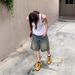 Men's Clothing Retro Distressed Wide Leg Pants For Women In Summer High Waist Loose Slim All Match Straight Denim Mid Length Pants_mkmklike.com