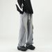 Nordmann European And American Style High-End Patchwork Jeans For Men, Deconstructed Design, Loose Straight High Street Wide-Leg_mkmklike.com