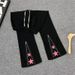 American High Street Vibe Style Yellow Mud Jeans For Men And Women 2025 New Slim Fit Straight Leg Micro Flared Pants_mkmklike.com